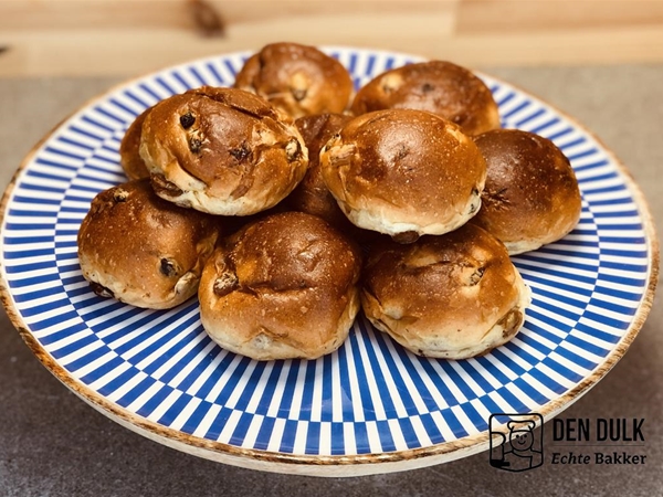 ZAKJE 6 st. Midi rozijnenbollen